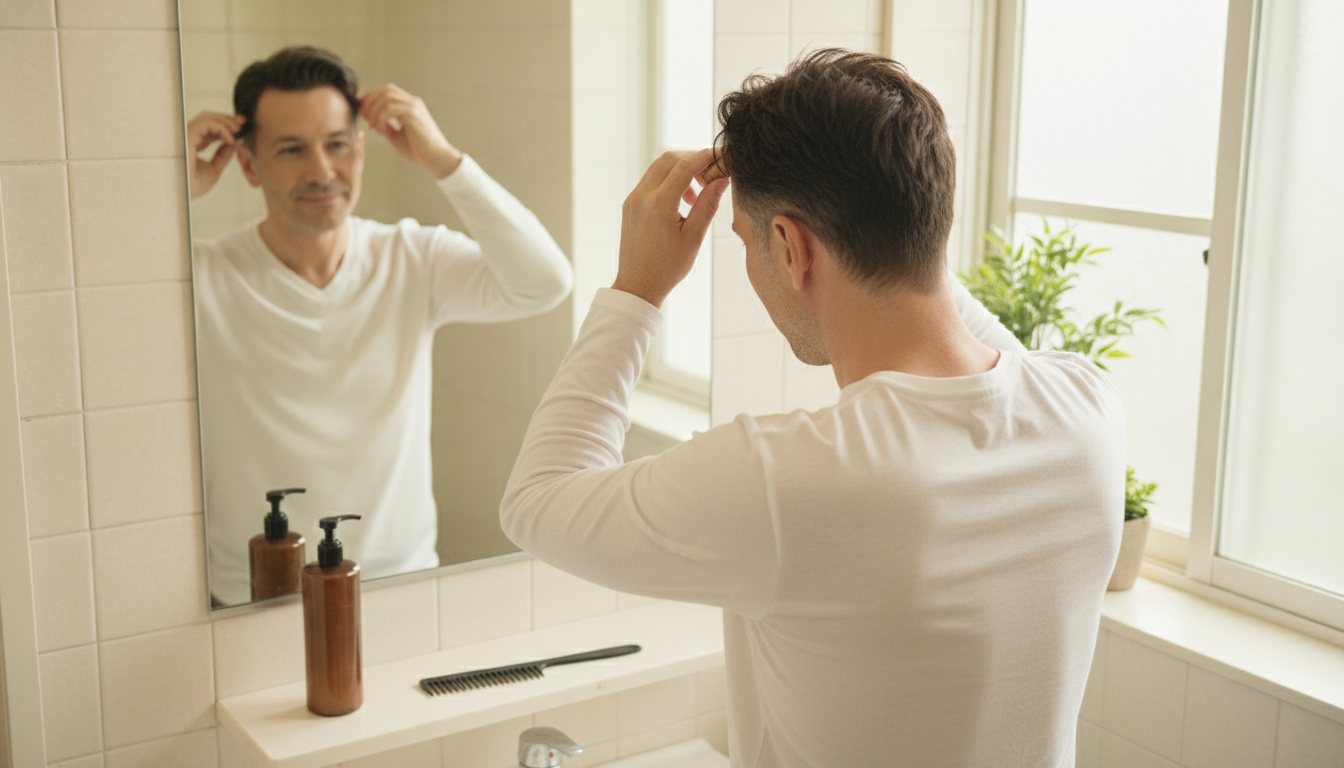薄毛を目立たせない今すぐできる対処法